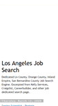 Mobile Screenshot of losangelesjobsearch.blogspot.com