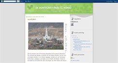 Desktop Screenshot of cantonmontecristi.blogspot.com