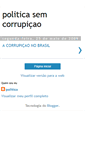 Mobile Screenshot of politicasemcorrupiao.blogspot.com