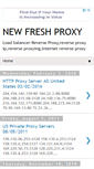 Mobile Screenshot of newfreshproxy.blogspot.com