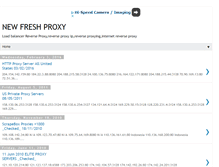 Tablet Screenshot of newfreshproxy.blogspot.com