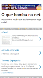 Mobile Screenshot of oquebombananet.blogspot.com