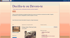 Desktop Screenshot of decifra-teoudevoro-te.blogspot.com