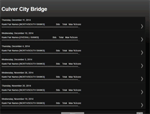 Tablet Screenshot of culvercitybridge.blogspot.com