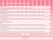 Tablet Screenshot of fellowcitizenswiththesaints.blogspot.com