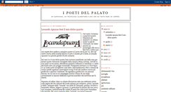 Desktop Screenshot of ipoetidelpalato.blogspot.com