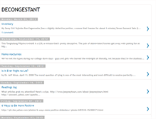 Tablet Screenshot of decongestant.blogspot.com