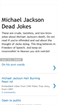 Mobile Screenshot of michael-jackson-dead-jokes.blogspot.com