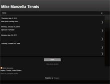 Tablet Screenshot of mikemanzellatennis.blogspot.com