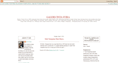 Desktop Screenshot of galericintasyira.blogspot.com