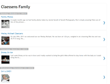 Tablet Screenshot of cleezfamily.blogspot.com