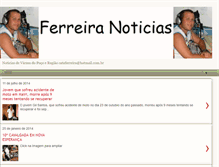 Tablet Screenshot of ferreiranoticias.blogspot.com