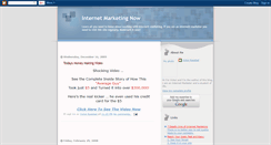 Desktop Screenshot of internet-marketing-now.blogspot.com