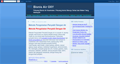 Desktop Screenshot of airsehatoxy.blogspot.com
