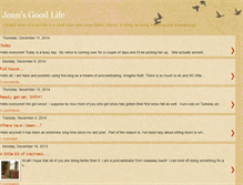 Tablet Screenshot of joansgoodlife.blogspot.com