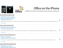 Tablet Screenshot of iphone-office.blogspot.com