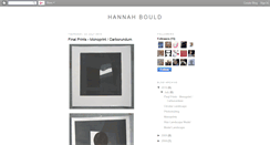 Desktop Screenshot of hannahbould.blogspot.com