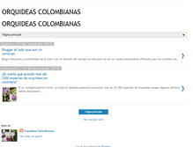 Tablet Screenshot of orquideasencolombia.blogspot.com