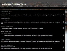 Tablet Screenshot of hawaiiansuperwriters.blogspot.com