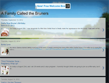 Tablet Screenshot of afamilycalledthebruners.blogspot.com