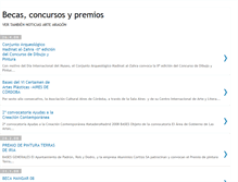 Tablet Screenshot of concursosartistasgoya.blogspot.com
