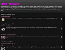 Tablet Screenshot of elvisforever77.blogspot.com