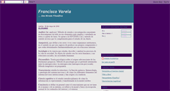 Desktop Screenshot of francisco-varela.blogspot.com