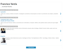 Tablet Screenshot of francisco-varela.blogspot.com