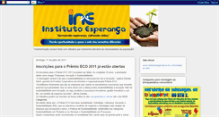 Desktop Screenshot of institutoesperanca.blogspot.com