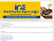 Tablet Screenshot of institutoesperanca.blogspot.com