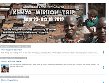 Tablet Screenshot of kenyamissiontrip2010.blogspot.com