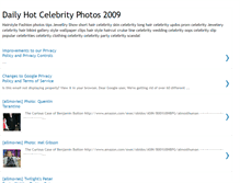 Tablet Screenshot of daily-hot-celebrity-photos.blogspot.com