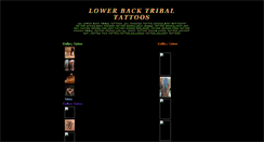 Desktop Screenshot of lower-back-tribal-tattoo.blogspot.com