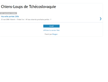 Tablet Screenshot of chiensloups.blogspot.com