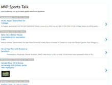 Tablet Screenshot of mvpsportstalk.blogspot.com