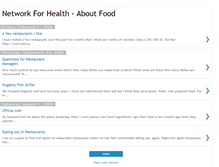 Tablet Screenshot of networkforhealthfood.blogspot.com