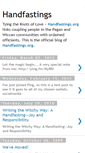 Mobile Screenshot of handfastings.blogspot.com
