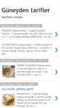 Mobile Screenshot of guneydentarifler.blogspot.com