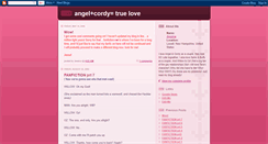 Desktop Screenshot of angelncordy2gether4eva.blogspot.com
