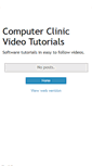 Mobile Screenshot of computerclinicvideos.blogspot.com