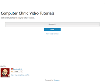 Tablet Screenshot of computerclinicvideos.blogspot.com