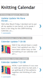 Mobile Screenshot of knittingcalendar.blogspot.com