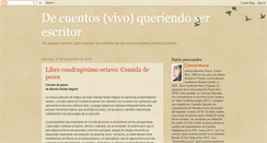 Desktop Screenshot of decuentosvivo.blogspot.com