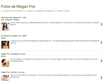 Tablet Screenshot of mejoresfotosmeganfox.blogspot.com