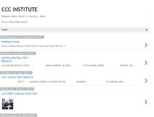 Tablet Screenshot of cccinstitute.blogspot.com