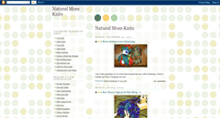 Desktop Screenshot of naturalmomknits.blogspot.com