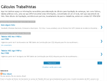 Tablet Screenshot of calculostrabalhistas.blogspot.com