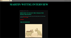 Desktop Screenshot of martin-wittig-interview.blogspot.com