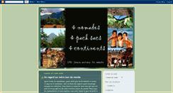 Desktop Screenshot of 4nomades.blogspot.com