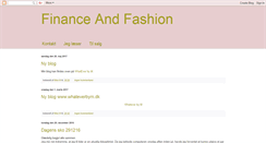 Desktop Screenshot of finance-and-fashion.blogspot.com